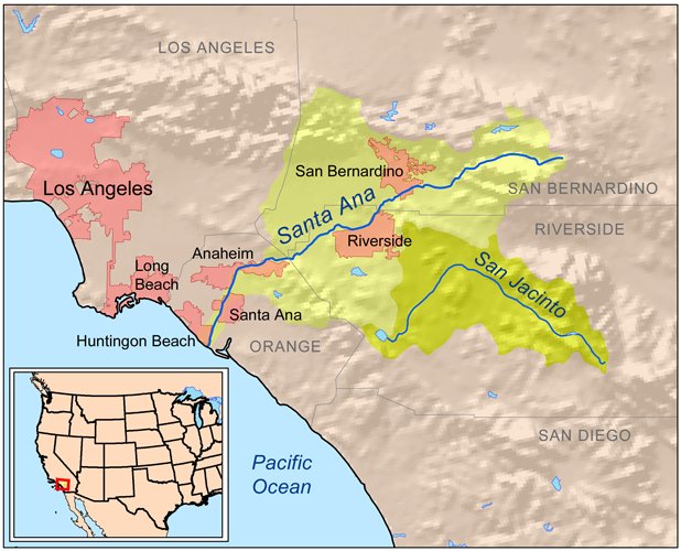 Santa Ana, CA - Santa Ana River - Simple English Wikipedia, the free encyclopedia